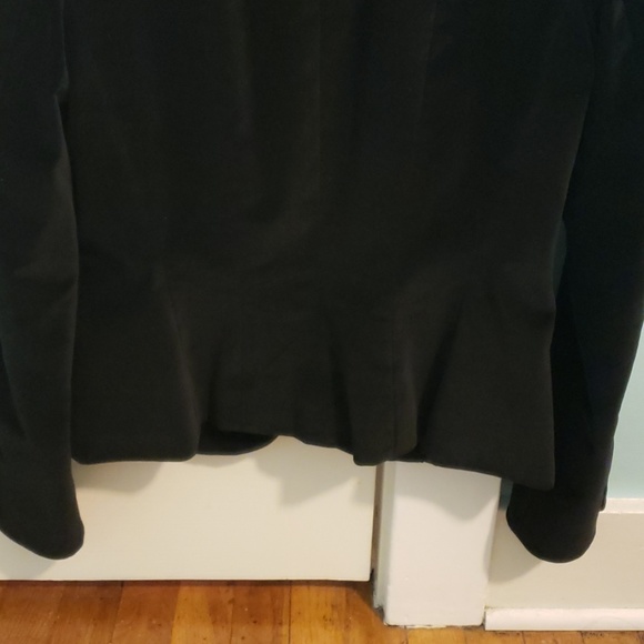 Tahari Black Crushed Velvet Blazer - Picture 5 of 6